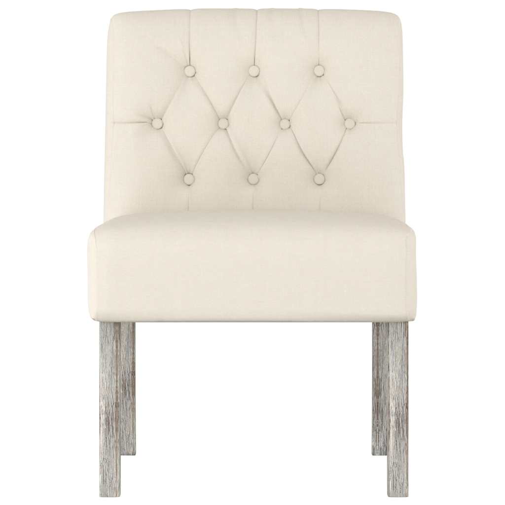 Thumbnail - vidaXL Sessel ohne Armlehne Leinen mit Knopfheftung