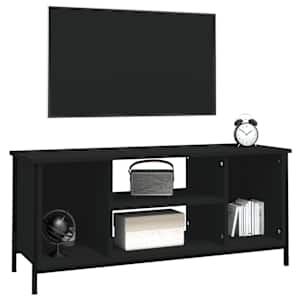 TV skříňka černá 102 x 35 x 45 cm kompozitní dřevo - obrázek 4
