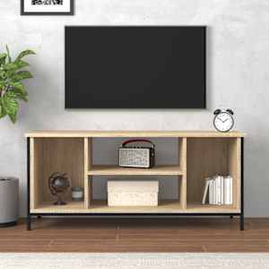 TV skříňka dub sonoma 102 x 35 x 45 cm kompozitní dřevo - obrázek 3