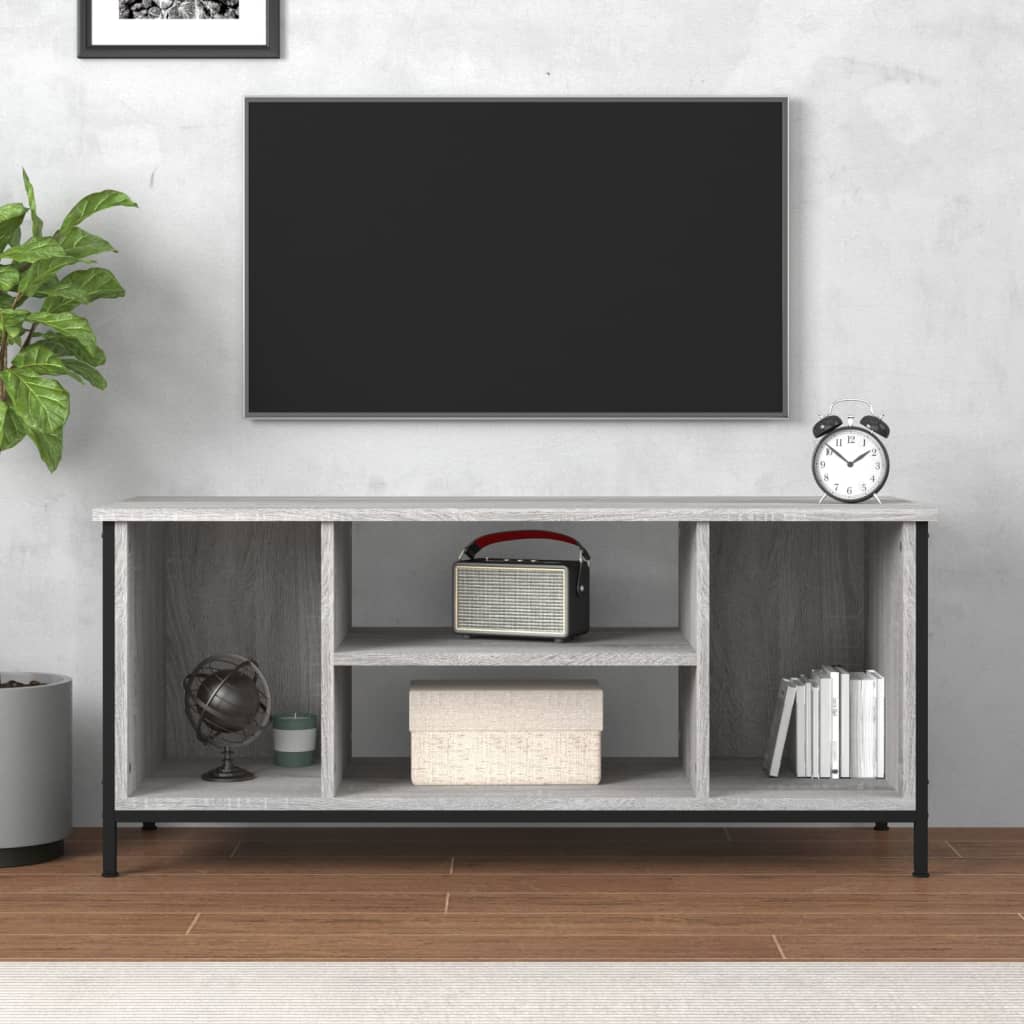 TV omarica siva sonoma 102x35x45 cm inženirski les