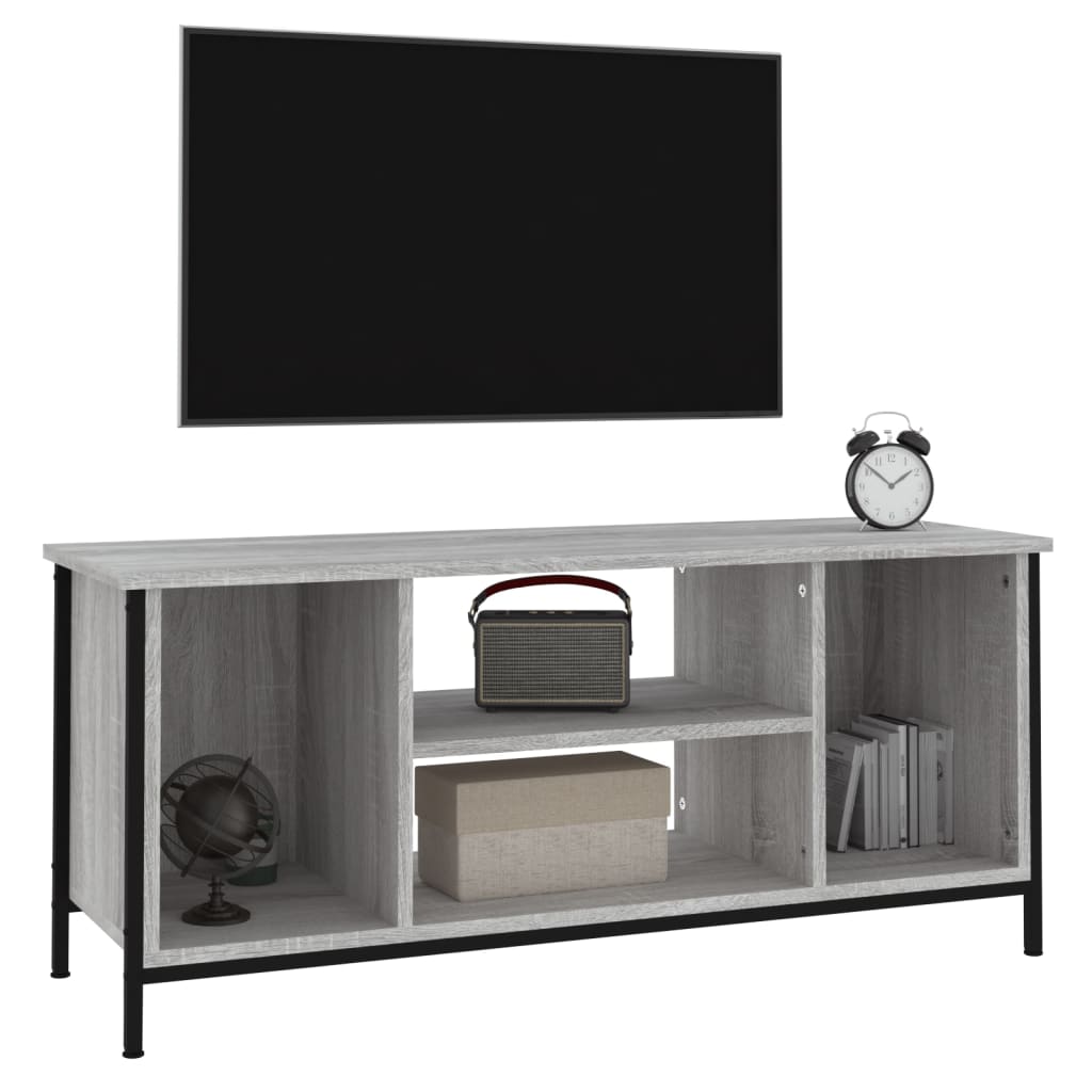 TV omarica siva sonoma 102x35x45 cm inženirski les