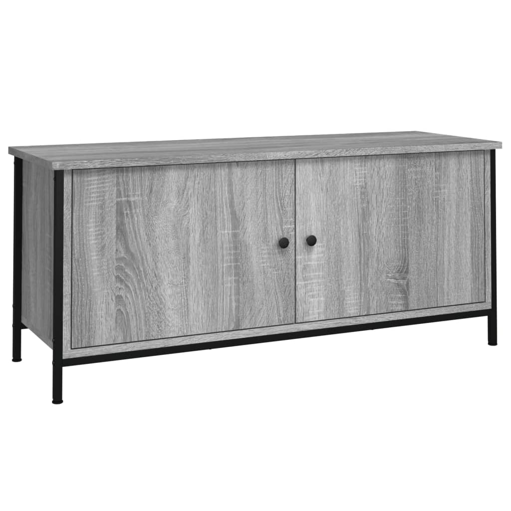 vidaXL TV skříňka s dvířky šedá sonoma 102x35x45 cm kompozitní dřevo