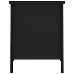 TV skříňka s dvířky černá 60 x 35 x 45 cm kompozitní dřevo - obrázek 7