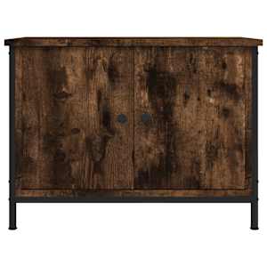 TV skříňka s dvířky kouřový dub 60x35x45 cm kompozitní dřevo - obrázek 5
