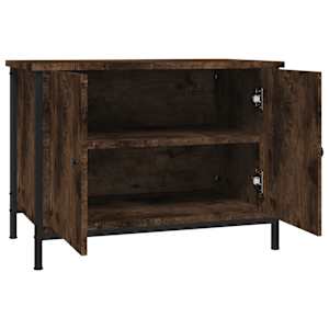 TV skříňka s dvířky kouřový dub 60x35x45 cm kompozitní dřevo - obrázek 6