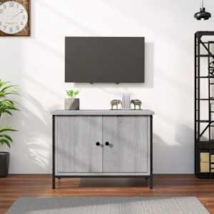 TV skříňka s dvířky šedá sonoma 60x35x45 cm kompozitní dřevo - obrázek 1