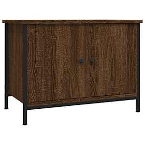 TV skříňka s dvířky hnědý dub 60x35x45 cm kompozitní dřevo - obrázek 2