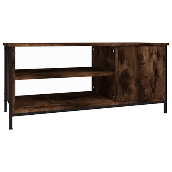 vidaXL telerikapp, suitsutatud tamm, 100 x 40 x 45 cm, tehispuit