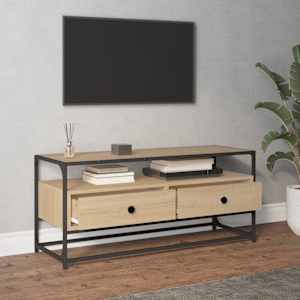 vidaXL TV Cabinet Sonoma Oak 100x35x45 cm Engineered Wood
