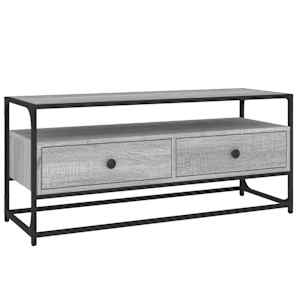 TV skříňka šedá sonoma 100 x 35 x 45 cm kompozitní dřevo - obrázek 2