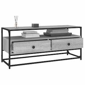 TV skříňka šedá sonoma 100 x 35 x 45 cm kompozitní dřevo - obrázek 4