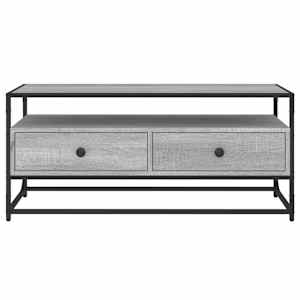 TV skříňka šedá sonoma 100 x 35 x 45 cm kompozitní dřevo - obrázek 6