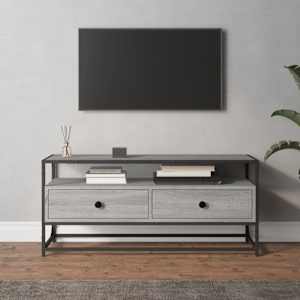 TV skříňka šedá sonoma 100 x 35 x 45 cm kompozitní dřevo
