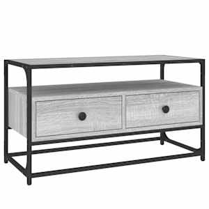 TV skříňka šedá sonoma 80 x 35 x 45 cm kompozitní dřevo - obrázek 2