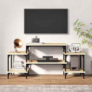 TV skříňka dub sonoma 117 x 35 x 52 cm kompozitní dřevo - obrázek 3