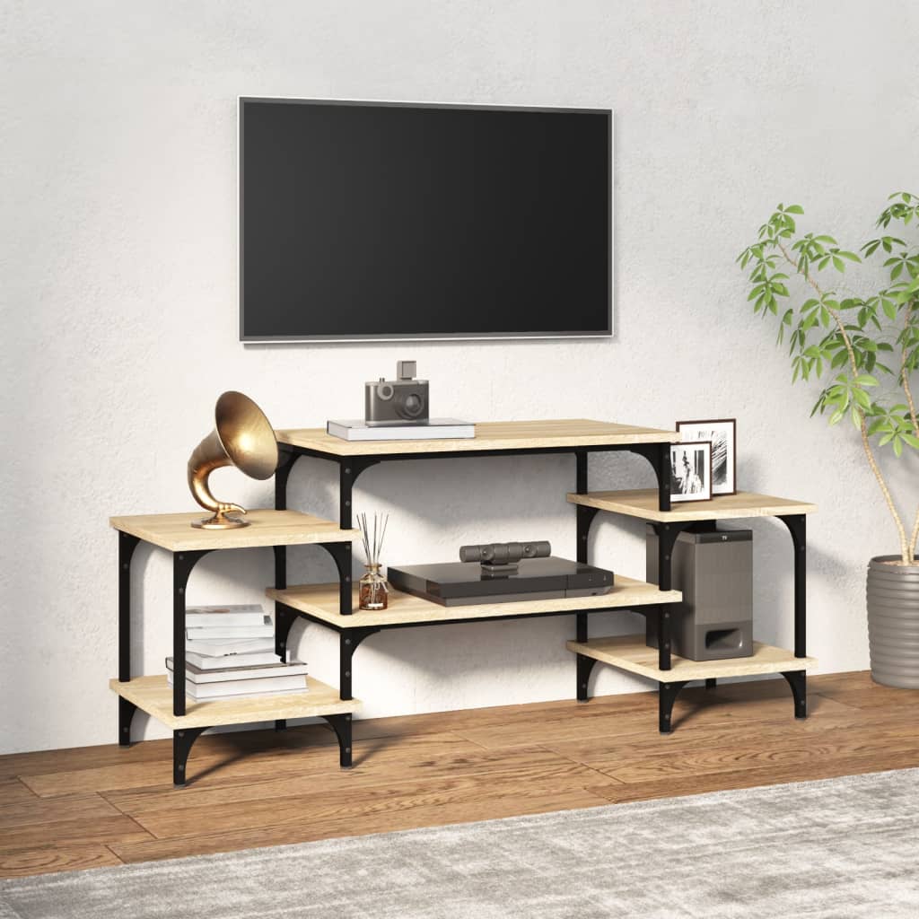 vidaXL Dulap TV, stejar sonoma, 117x35x52 cm, lemn prelucrat