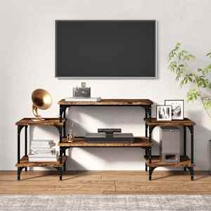 TV skříňka kouřový dub 117 x 35 x 52 cm kompozitní dřevo - obrázek 3