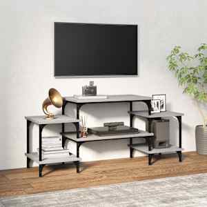 TV skříňka šedá sonoma 117 x 35 x 52 cm kompozitní dřevo - obrázek 1