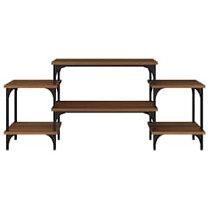 TV skříňka hnědý dub 117 x 35 x 52 cm kompozitní dřevo - obrázek 5