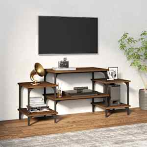 TV skříňka hnědý dub 117 x 35 x 52 cm kompozitní dřevo - obrázek 1