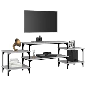 TV skříňka šedá sonoma 157 x 35 x 52 cm kompozitní dřevo - obrázek 4