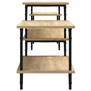 TV skříňka kouřový dub 197 x 35 x 52 cm kompozitní dřevo - obrázek 6