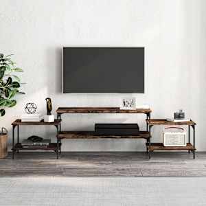 TV skříňka kouřový dub 197 x 35 x 52 cm kompozitní dřevo - obrázek 3