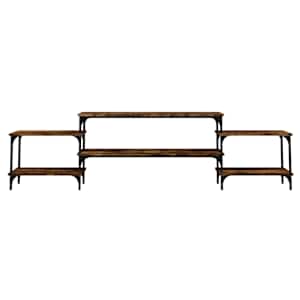 TV skříňka kouřový dub 197 x 35 x 52 cm kompozitní dřevo - obrázek 5