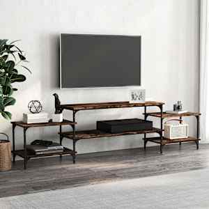 TV skříňka kouřový dub 197 x 35 x 52 cm kompozitní dřevo - obrázek 1