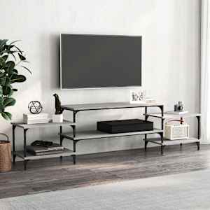 TV skříňka šedá sonoma 197 x 35 x 52 cm kompozitní dřevo - obrázek 1