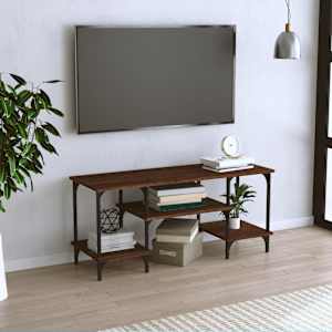 TV skříňka hnědý dub 102 x 35 x 45,5 cm kompozitní dřevo - obrázek 1