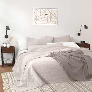 vidaXL Naktinės spintelės, 2vnt., rudos ąžuolo, 40x42x60cm, mediena