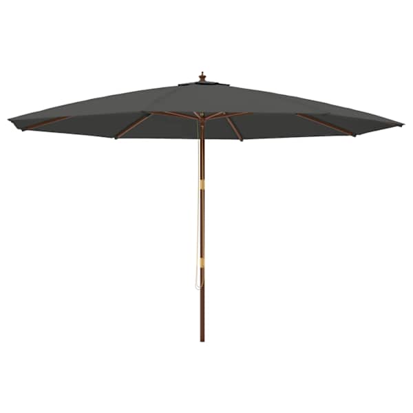 vidaXL aia p&auml;ikesevari puidust postiga, antratsiithall, 400 x 273 cm