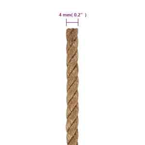 Jutové lano 100 m dlouhé 4 mm silné - obrázek 6