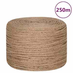 Jutové lano 250 m dlouhé 4 mm silné - obrázek 2
