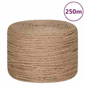 Jutové lano 250 m dlouhé 8 mm silné - obrázek 2