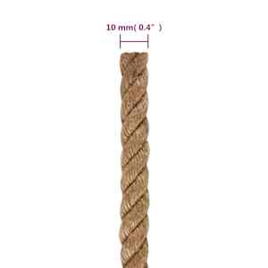 Jutové lano 50 m dlouhé 10 mm silné - obrázek 6