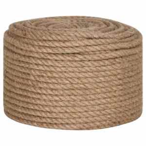 Jutové lano 25 m dlouhé 12 mm silné - obrázek 3