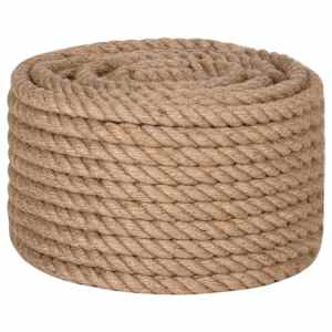 Jutové lano 50 m dlouhé 16 mm silné - obrázek 3