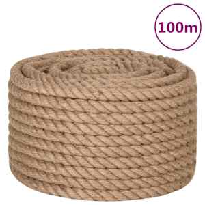 Jutové lano 100 m dlouhé 6 mm silné - obrázek 2