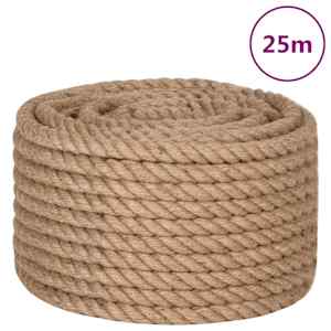 Jutové lano 25 m dlouhé 20 mm silné - obrázek 2