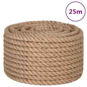 Jutové lano 25 m dlouhé 24 mm silné - obrázek 2