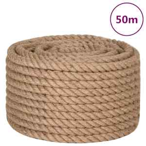 Jutové lano 50 m dlouhé 24 mm silné - obrázek 2