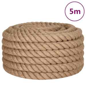 Jutové lano 5 m dlouhé 36 mm silné - obrázek 2