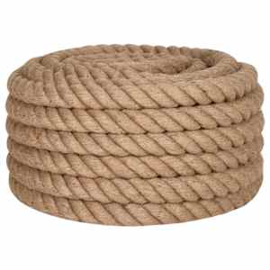 Jutové lano 25 m dlouhé 36 mm silné - obrázek 3