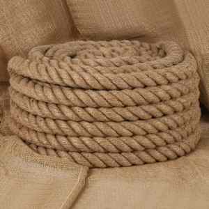 Jutové lano 25 m dlouhé 36 mm silné - obrázek 1