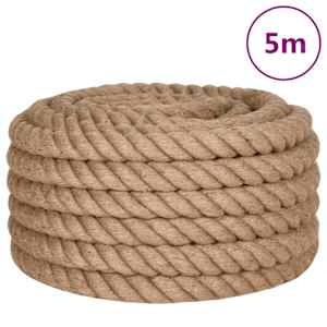 Jutové lano 5 m dlouhé 40 mm silné - obrázek 2