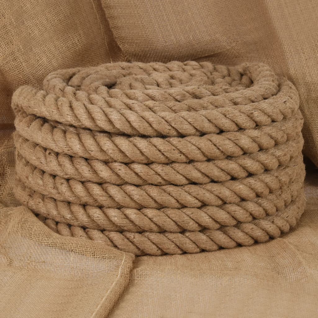 vidaXL Juteseil 10 m Länge 40 mm Stärke