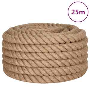 Jutové lano 25 m dlouhé 40 mm silné - obrázek 2
