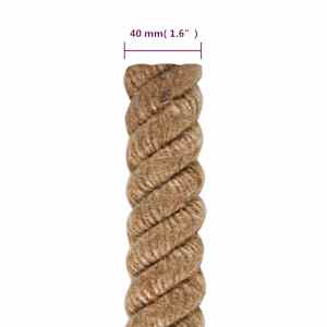 Jutové lano 25 m dlouhé 40 mm silné - obrázek 6